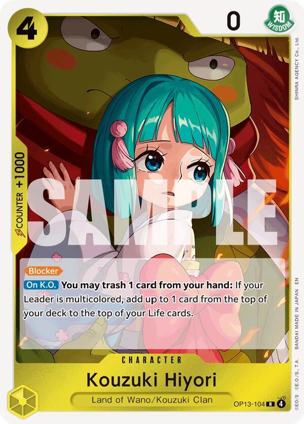 Image for Kouzuki Hiyori (OP13-104) (OP13) - One Piece Card Game