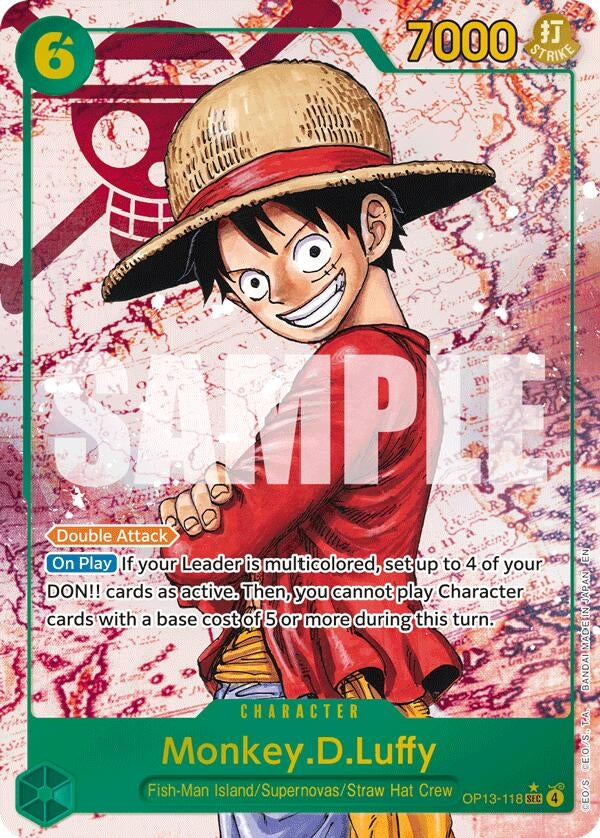 Image for Monkey.D.Luffy (118) (Parallel) (OP13-118) (OP13) - One Piece Card Game