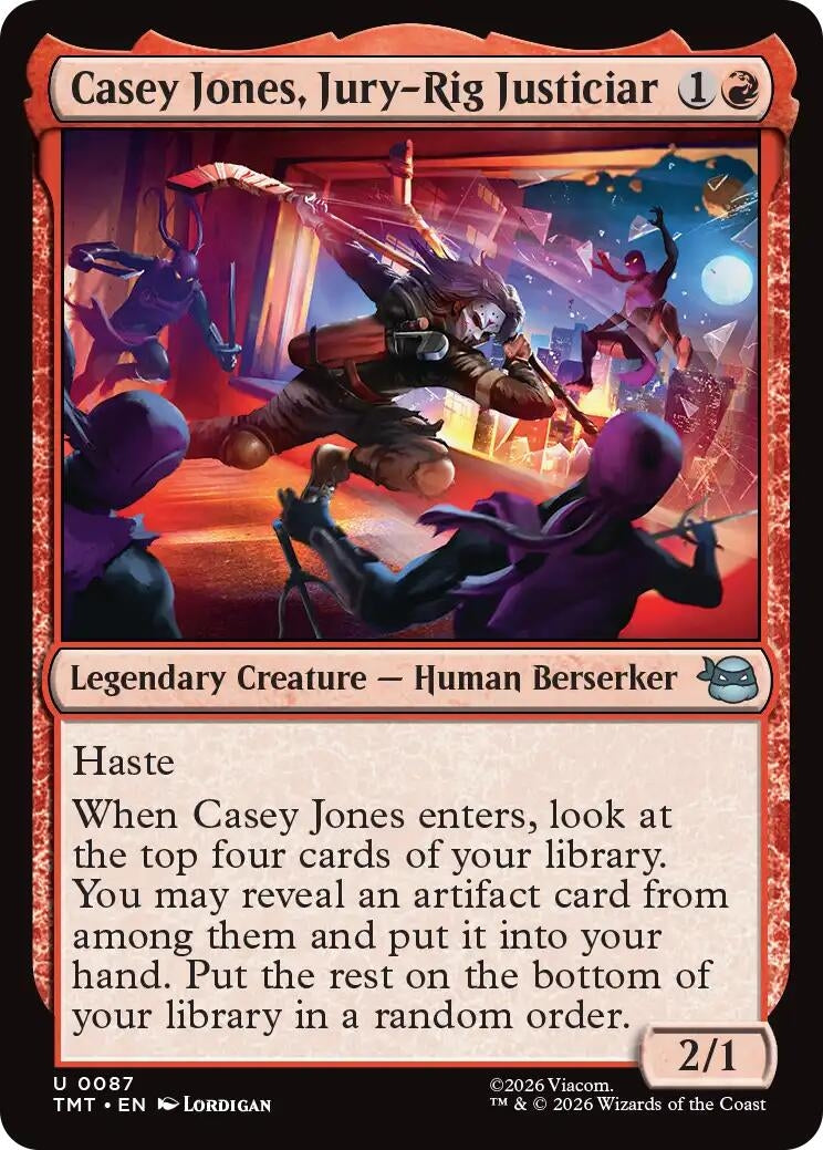 Casey Jones, Jury-Rig Justiciar (87) (TMT)