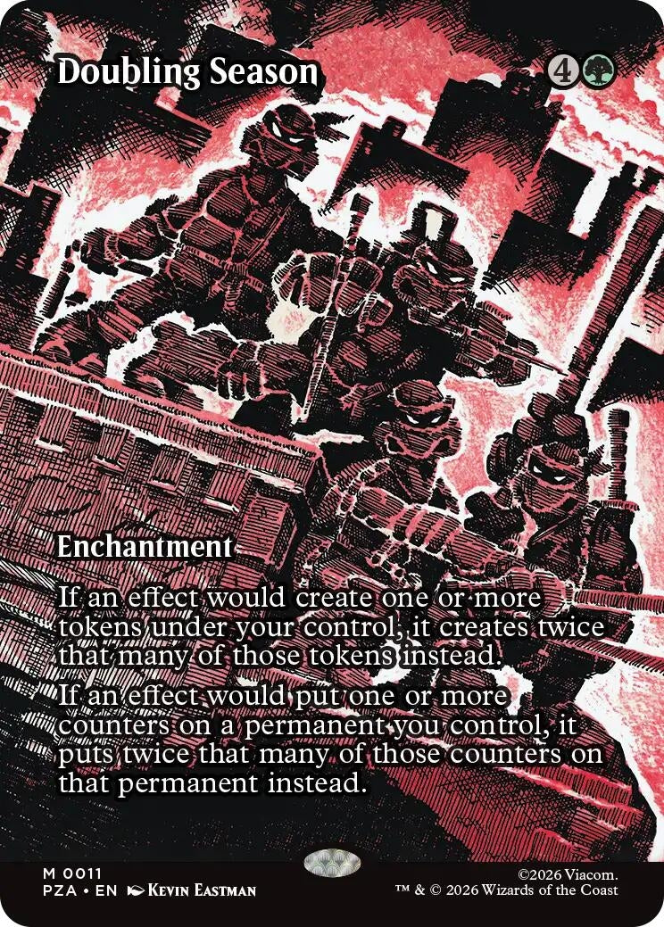 Doubling Season (Borderless) (11) (PZA)