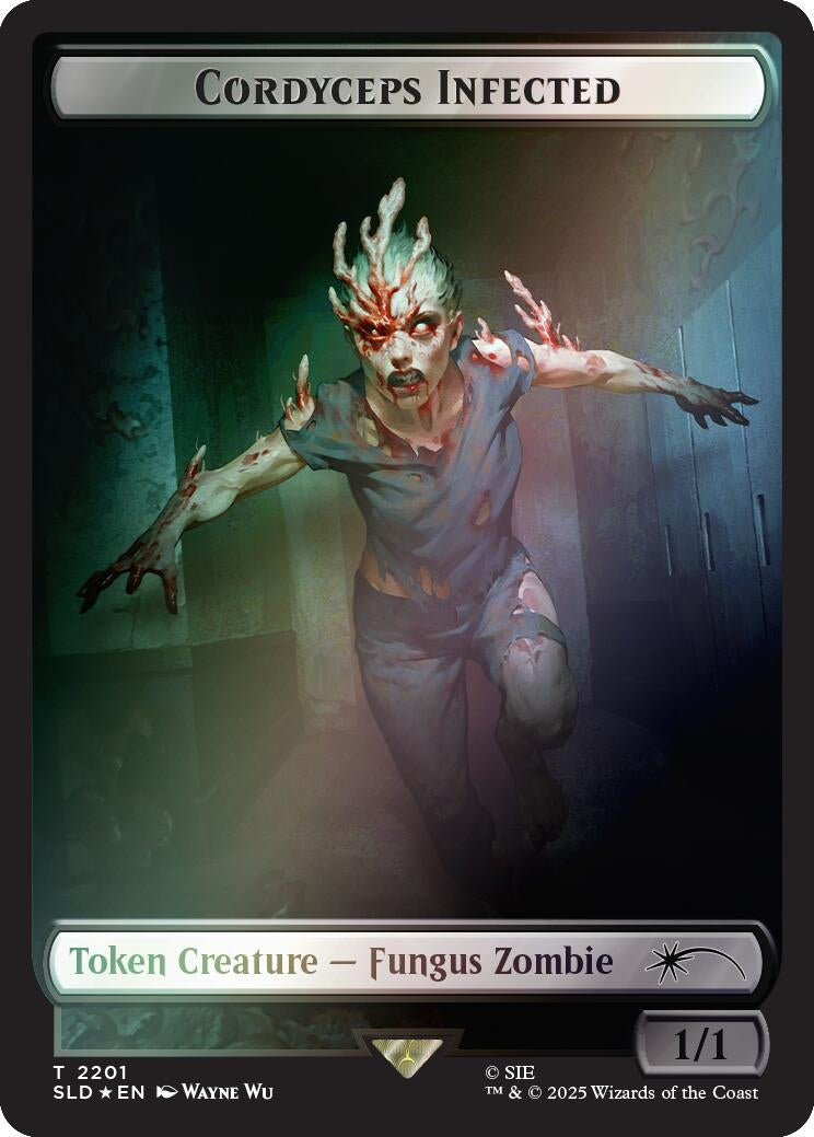 Image for Cordyceps Infected Token (2201) (Rainbow Foil) (2201) (SLD) - Magic: The Gathering
