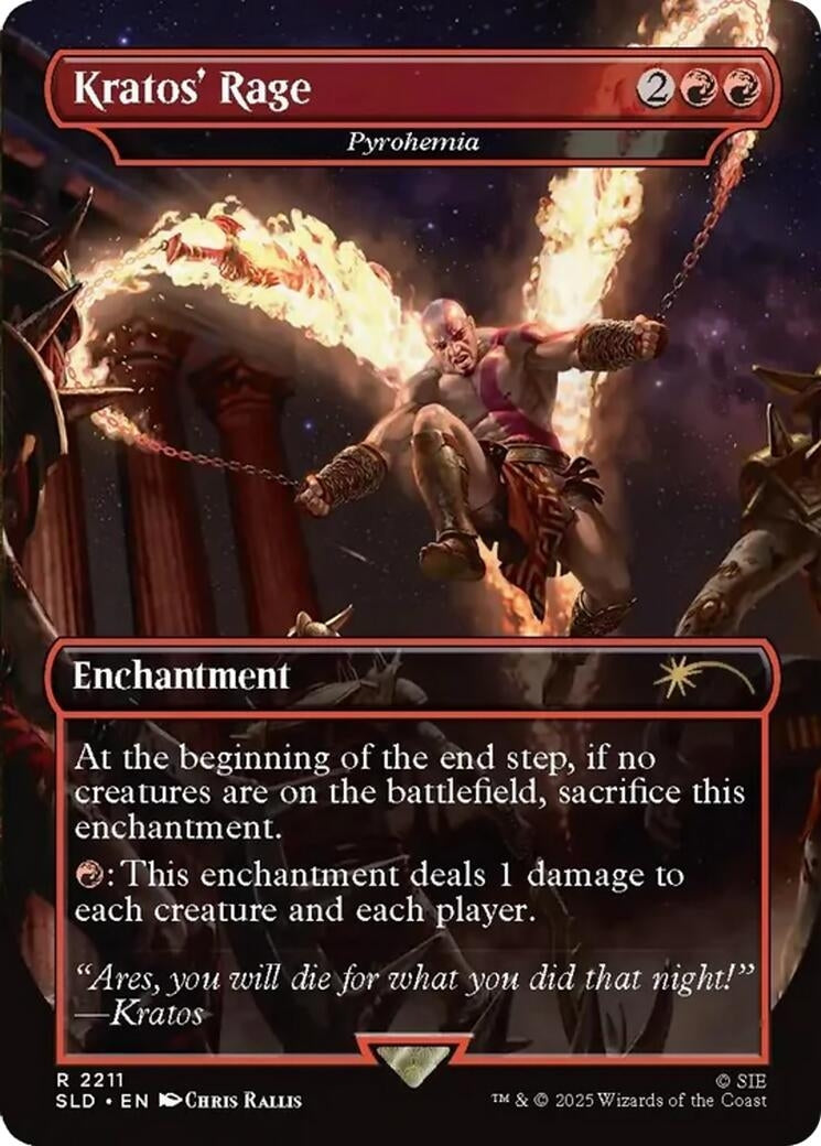 Image for Kratos' Rage - Pyrohemia (2211) (SLD) - Magic: The Gathering