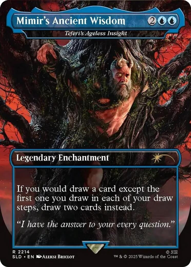 Image for Mimir's Ancient Wisdom - Teferi's Ageless Insight (2214) (SLD) - Magic: The Gathering