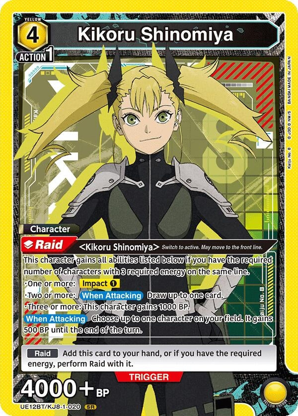 Image for Kikoru Shinomiya (020) (UE12BT/KJ8-1-020) (UE12BT) - Union Arena