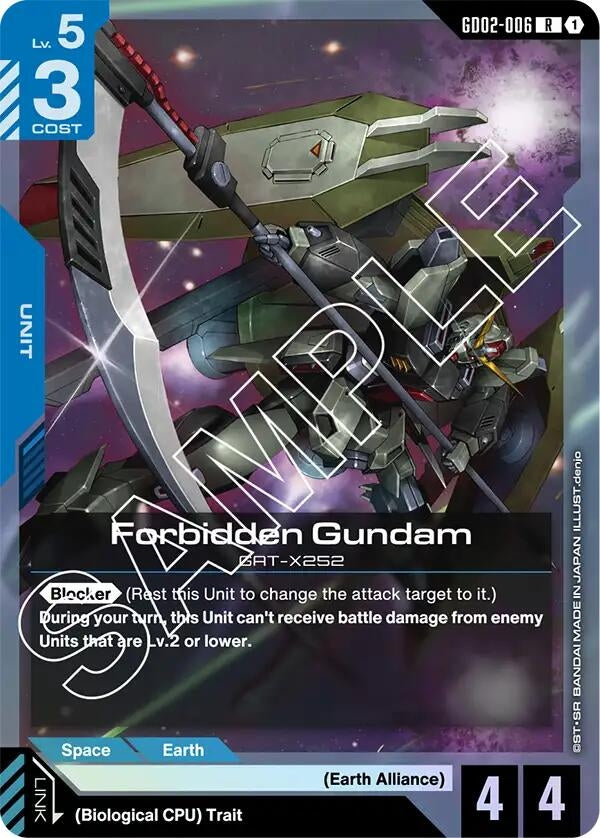 Image for Forbidden Gundam (GD02-006) (GD02) - Gundam Card Game