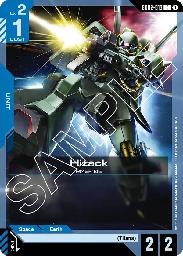 Image for Hizack (GD02-013) (GD02) - Gundam Card Game