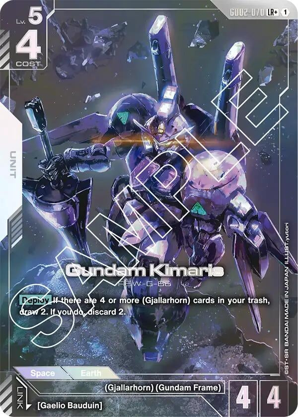 Image for Gundam Kimaris (LR+) (GD02-070) (GD02) - Gundam Card Game