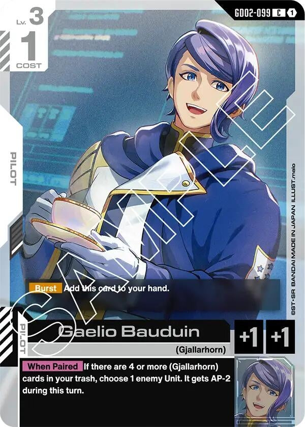 Image for Gaelio Bauduin (GD02-099) (GD02) - Gundam Card Game