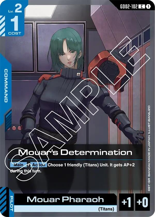Image for Mouar's Determination (GD02-102) (GD02) - Gundam Card Game