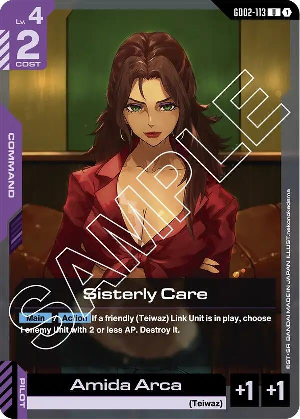 Image for Sisterly Care (GD02-113) (GD02) - Gundam Card Game