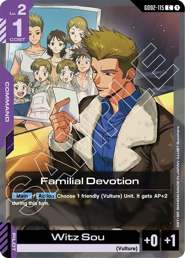 Image for Familial Devotion (GD02-115) (GD02) - Gundam Card Game