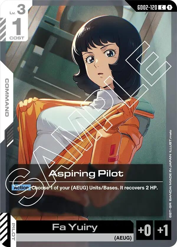 Image for Aspiring Pilot (GD02-120) (GD02) - Gundam Card Game