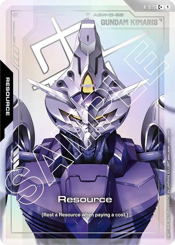 Image for Resource (R-019) (C+) (R-019) (GD02) - Gundam Card Game