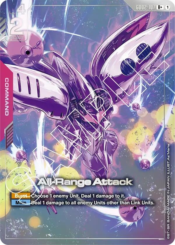 Image for All-Range Attack (R+) (GD02-107) (GD02) - Gundam Card Game
