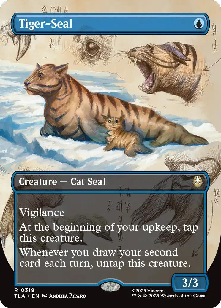 Image for Tiger-Seal (Borderless) (318) (TLA) - Magic: The Gathering
