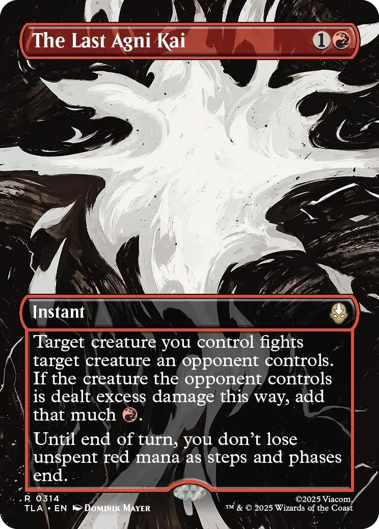 Image for The Last Agni Kai (Borderless) (314) (TLA) - Magic: The Gathering