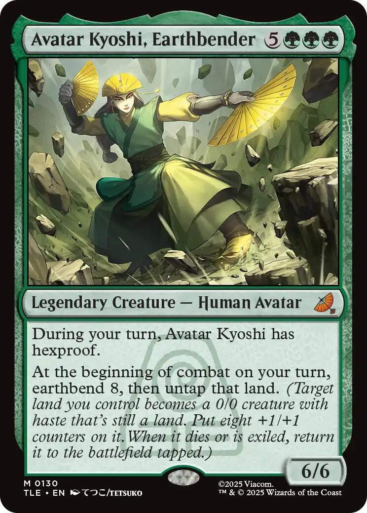 Image for Avatar Kyoshi, Earthbender (130) (TLE) - Magic: The Gathering
