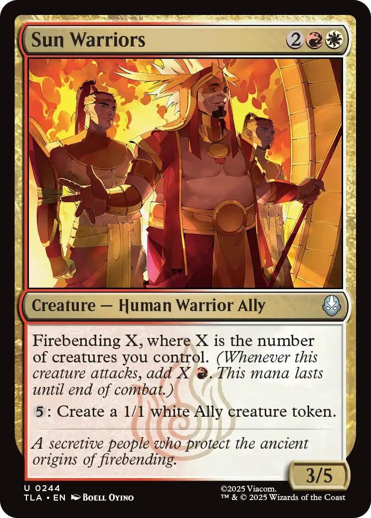 Image for Sun warriors (244) (TLA) - Magic: The Gathering