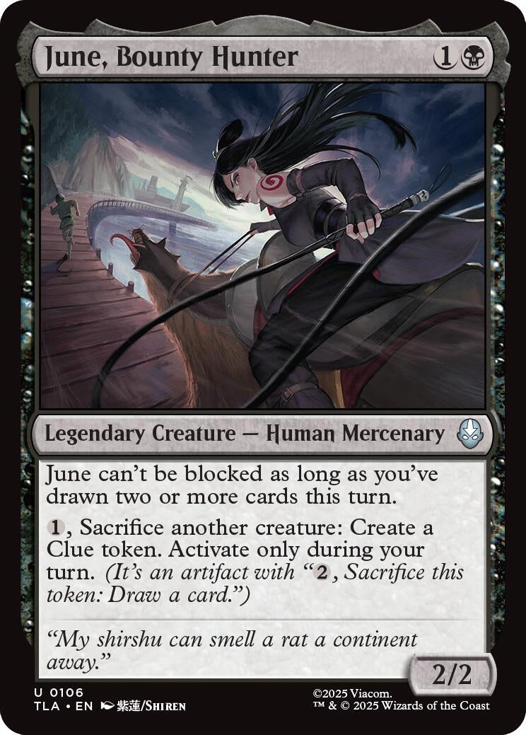 Image for June, Bounty Hunter (106) (TLA) - Magic: The Gathering