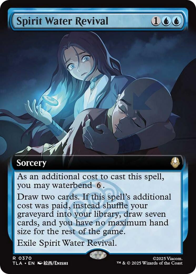 Image for Spirit Water Revival (Extended Art) (370) (TLA) - Magic: The Gathering