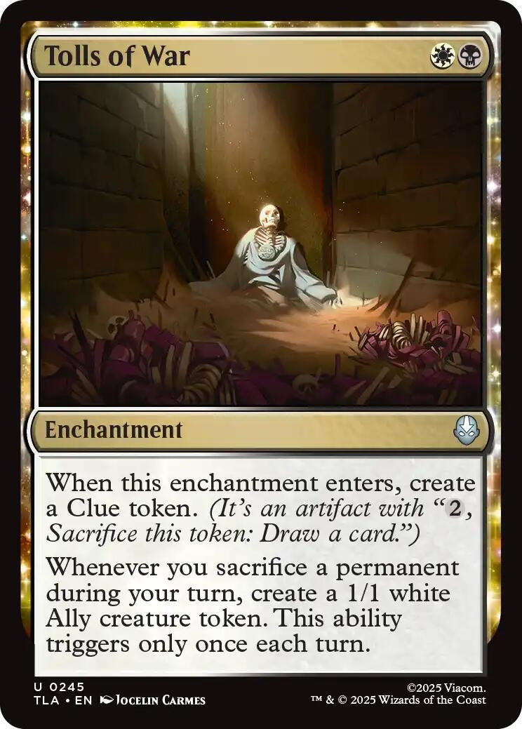 Image for Tolls of War (245) (TLA) - Magic: The Gathering