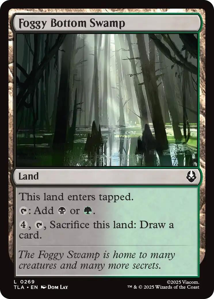 Image for Foggy Bottom Swamp (269) (TLA) - Magic: The Gathering