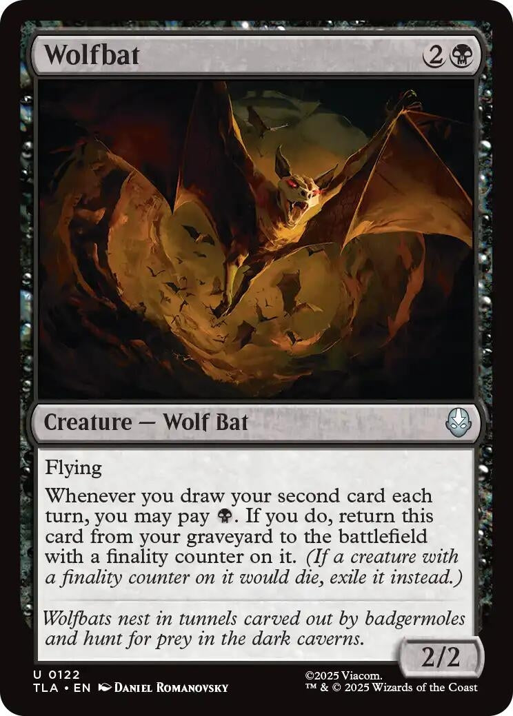 Image for Wolfbat (122) (TLA) - Magic: The Gathering
