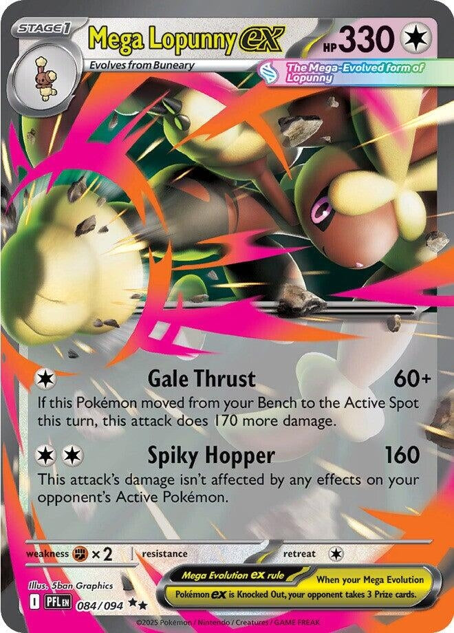 Mega Lopunny ex (084/094) (PFL)