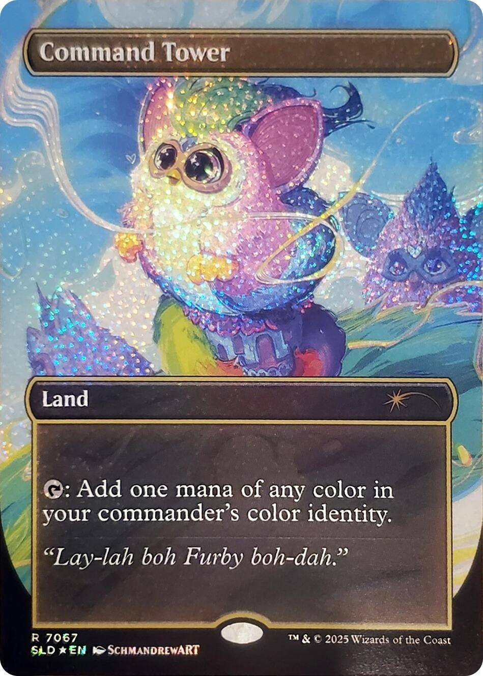 Image for Command Tower (7067) (Confetti Foil) (7067) (SLD) - Magic: The Gathering
