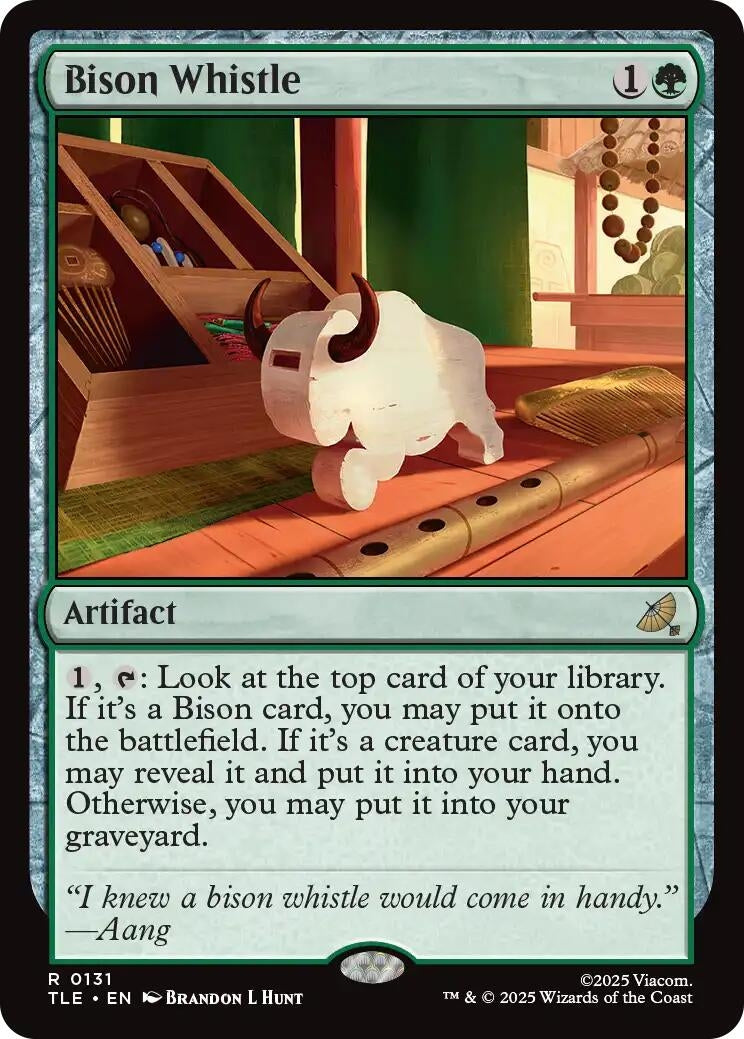 Image for Bison Whistle (131) (TLE) - Magic: The Gathering