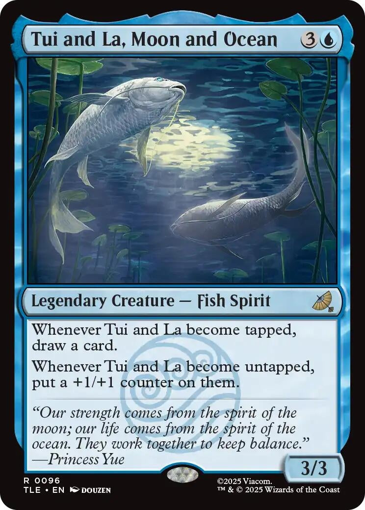 Image for Tui and La, Moon and Ocean (96) (TLE) - Magic: The Gathering