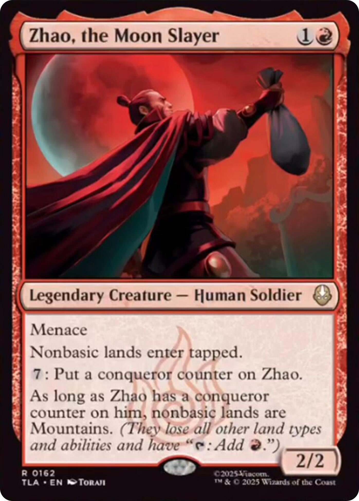 Image for Zhao, the Moon Slayer (162) (TLA) - Magic: The Gathering