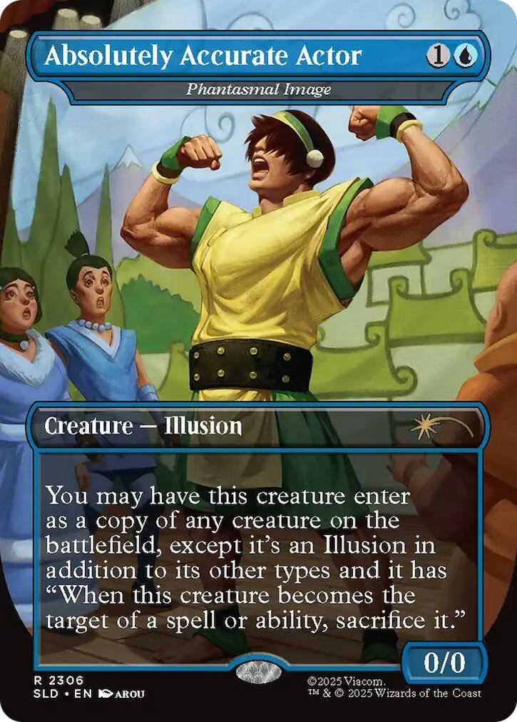Image for Absolutely Accurate Actor - Phantasmal Image (2306) (SLD) - Magic: The Gathering