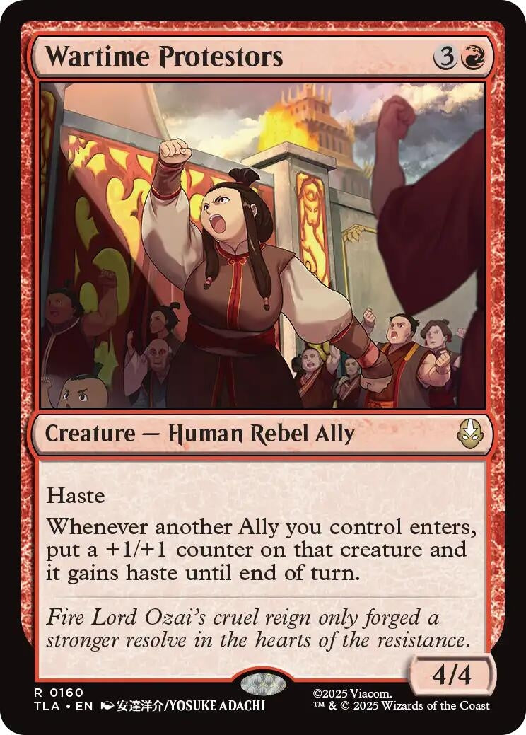 Image for Wartime Protestors (160) (TLA) - Magic: The Gathering