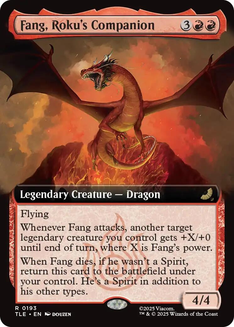 Image for Fang, Roku's Companion (Extended Art) (193) (TLE) - Magic: The Gathering