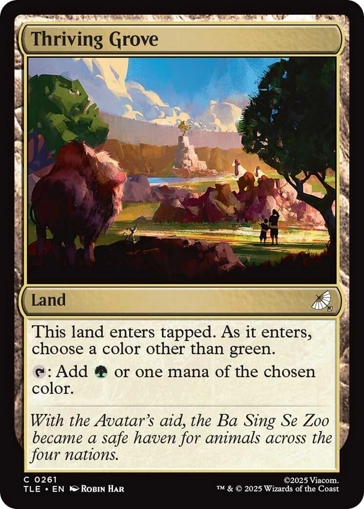 Image for Thriving Grove (261) (TLE) - Magic: The Gathering