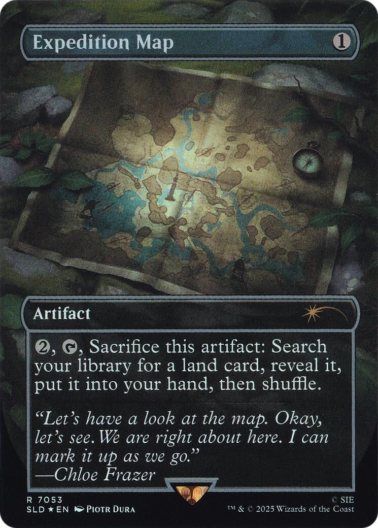 Image for Expedition Map (Rainbow Foil) (7053) (SLD) - Magic: The Gathering