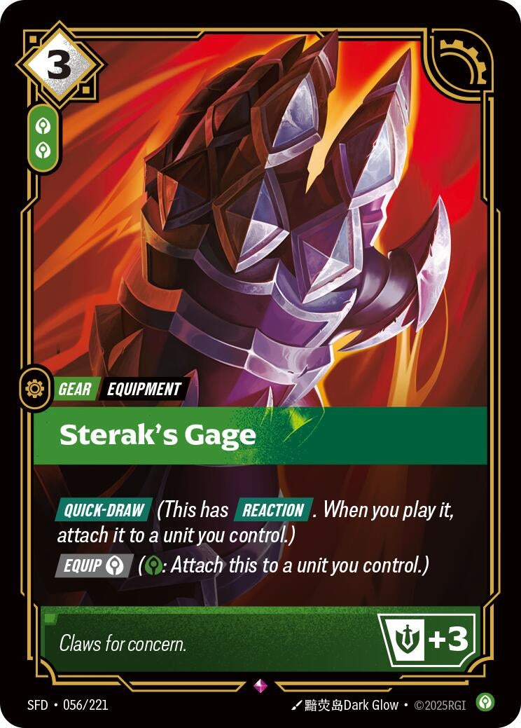 Sterak's Gage (056/221) (SPF)