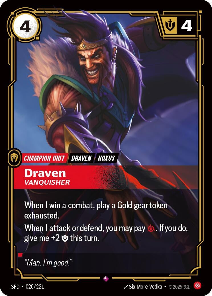 Draven - Vanquisher (020/221) (SPF)