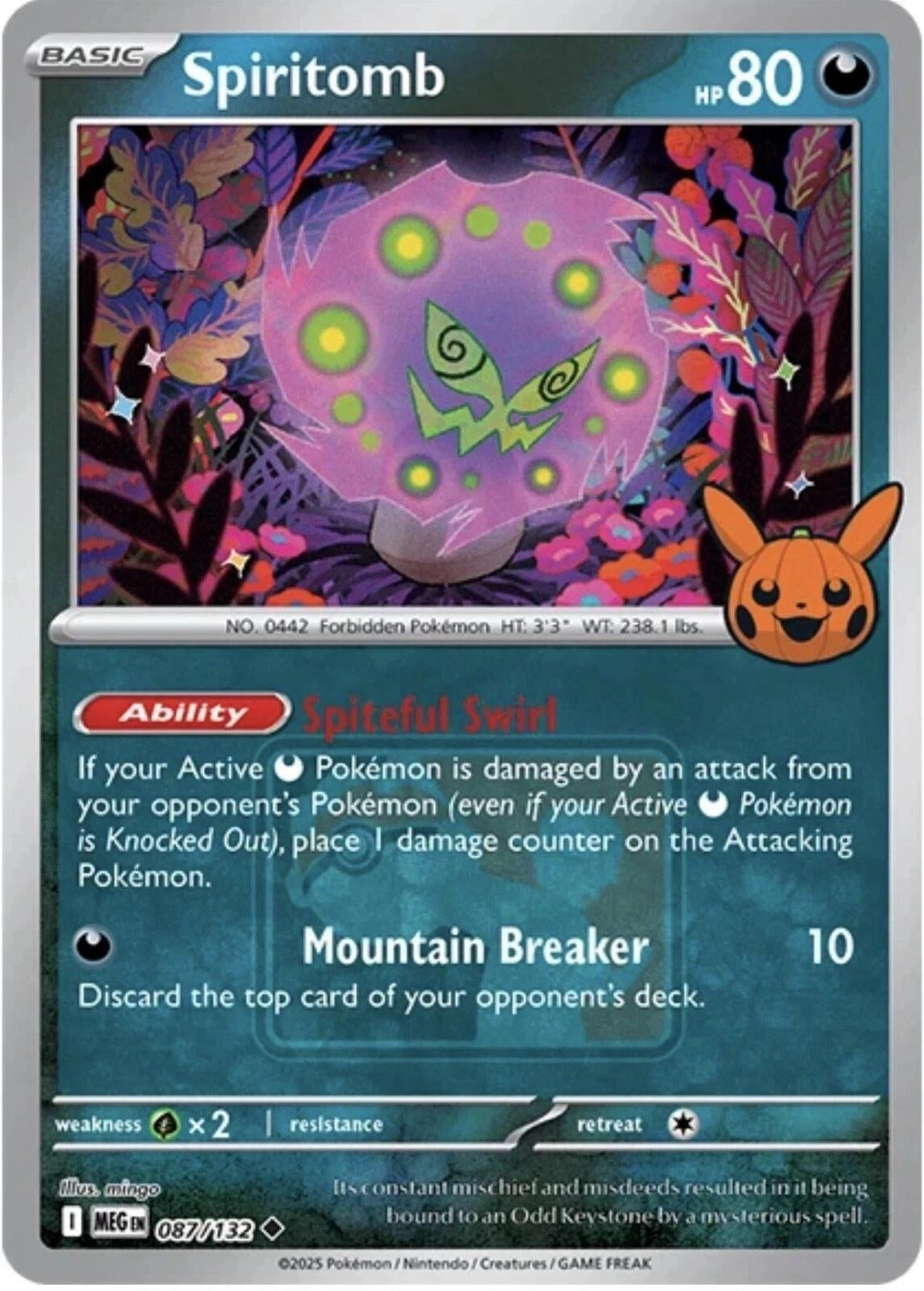 Image for Spiritomb (Trick or Trade Stamped) (087/132) - Pokemon
