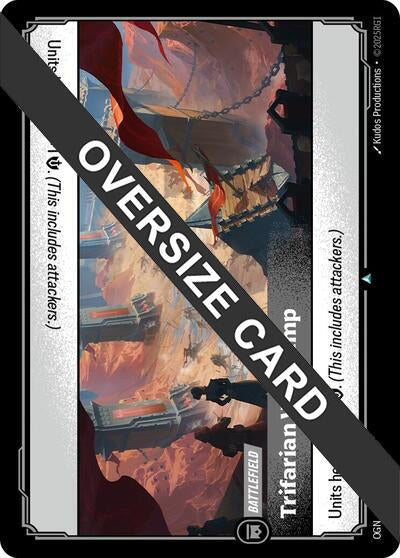 Image for Trifarian War Camp (Oversized) (294/298) (OGS:PG) - Riftbound: League of Legends Trading Card Game