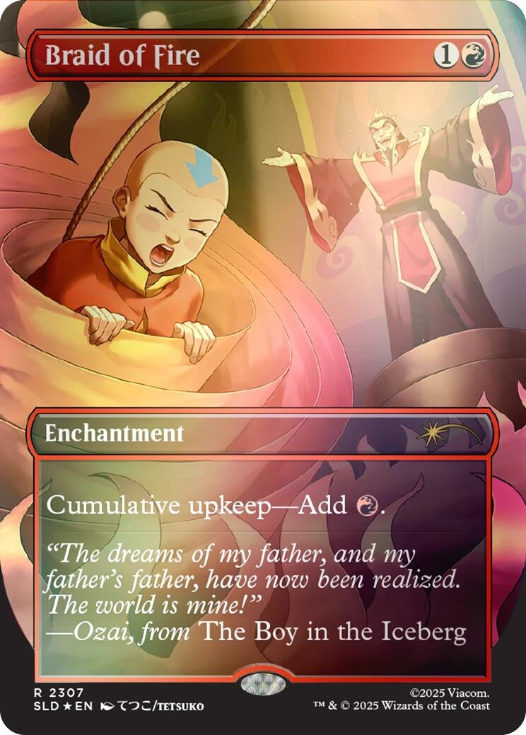 Image for Braid of Fire (2307) (Rainbow Foil) (2307) (SLD) - Magic: The Gathering