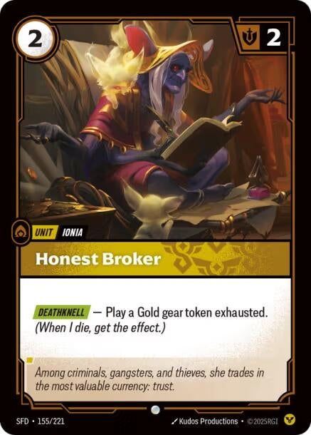Honest Broker (155/221) (SPF)