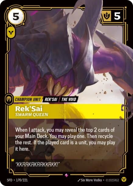 Rek'Sai - Swarm Queen (170/221) (SPF)