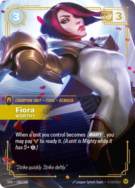 Fiora - Worthy (180/221) (SPF)