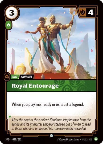 Image for Royal Entourage (039/221) (SPF) - Riftbound: League of Legends Trading Card Game