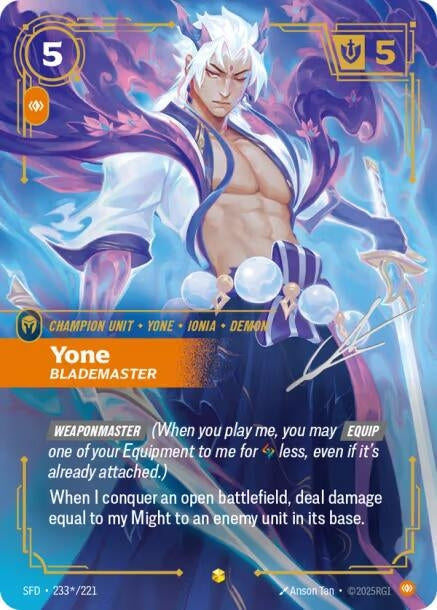 Yone - Blademaster (Signature) (233*/221) (SPF)