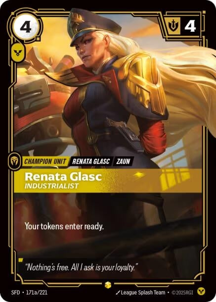 Image for Renata Glasc - Industrialist (Alternate Art) (171a/221) (SPF) - Riftbound: League of Legends Trading Card Game