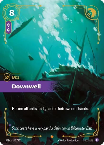 Image for Downwell (147/221) (SPF) - Riftbound: League of Legends Trading Card Game