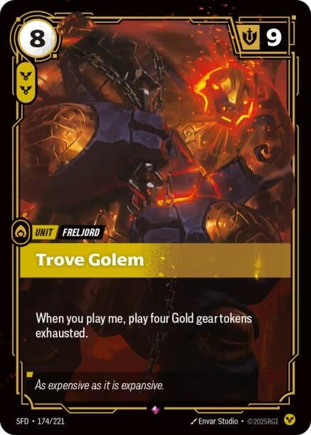Image for Trove Golem (174/221) (SPF) - Riftbound: League of Legends Trading Card Game